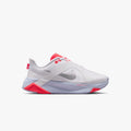 White/Metallic Silver/Laser Crimson